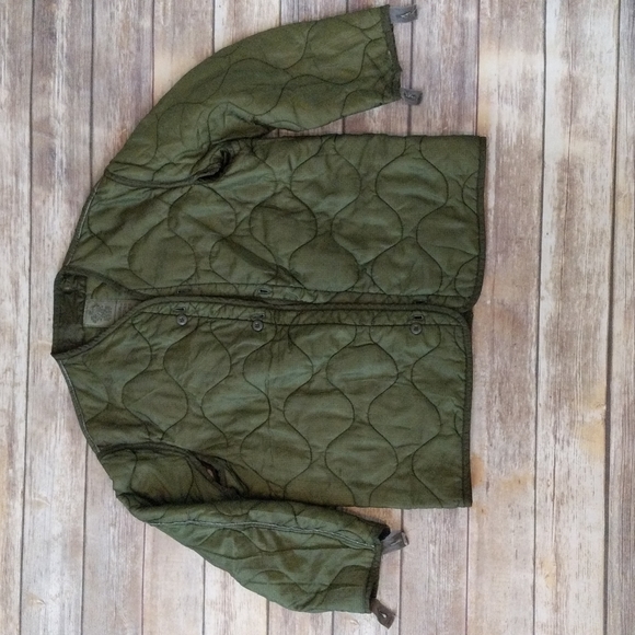 Jackets & Coats Us Military Army Green Quilted Liner Cold Weather